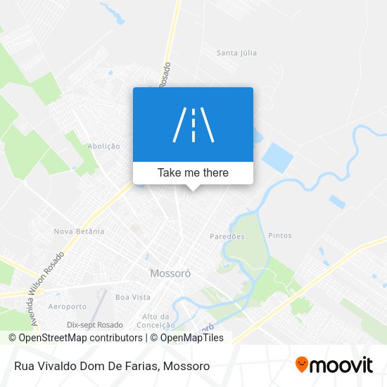 Rua Vivaldo Dom De Farias map