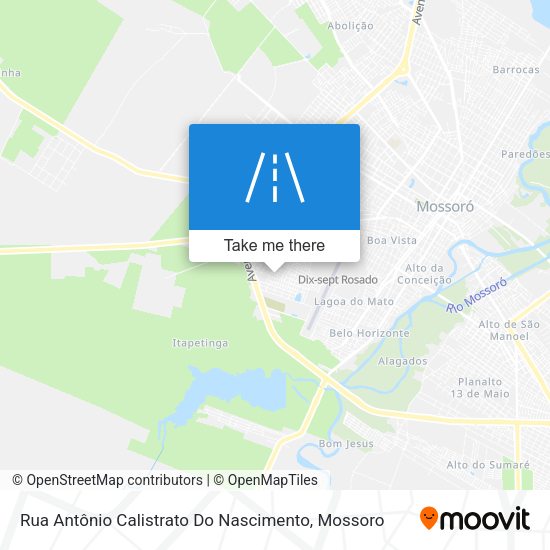 Rua Antônio Calistrato Do Nascimento map