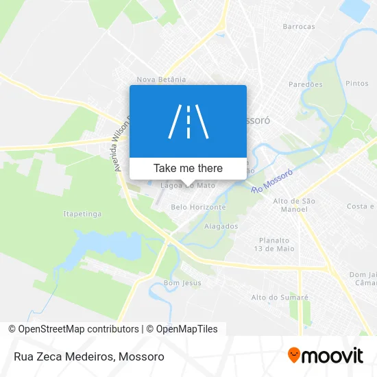 Rua Zeca Medeiros map