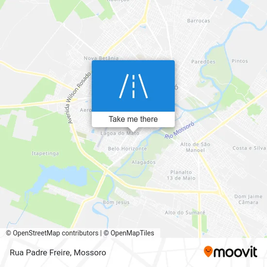 Rua Padre Freire map