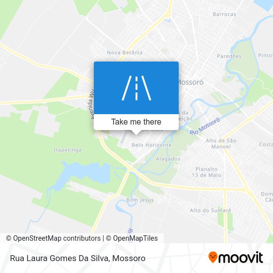Rua Laura Gomes Da Silva map