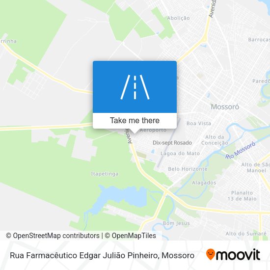 Rua Farmacêutico Edgar Julião Pinheiro map