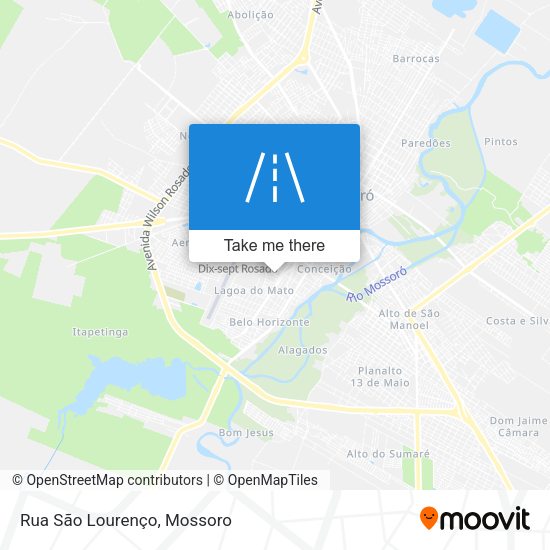 Rua São Lourenço map