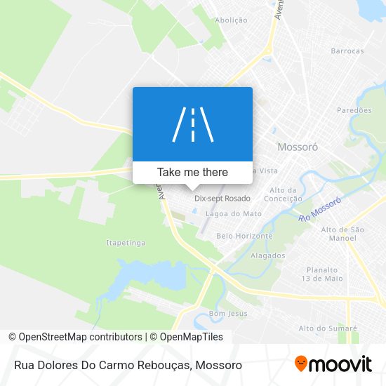 Rua Dolores Do Carmo Rebouças map