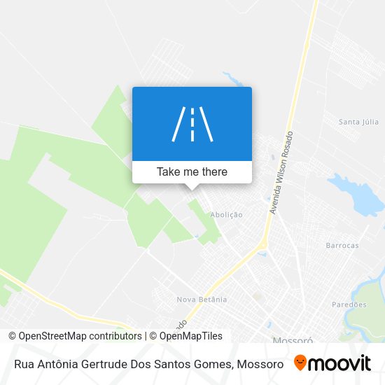 Rua Antônia Gertrude Dos Santos Gomes map