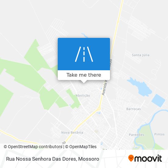 Mapa Rua Nossa Senhora Das Dores