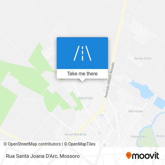 Rua Santa Joana D'Arc map