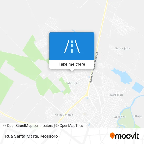 Rua Santa Marta map