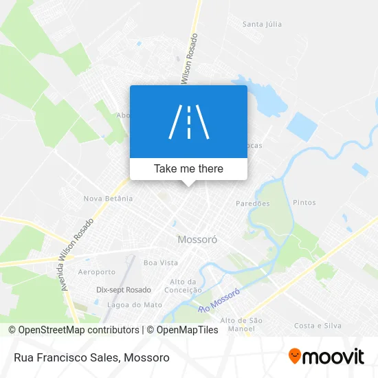 Rua Francisco Sales map