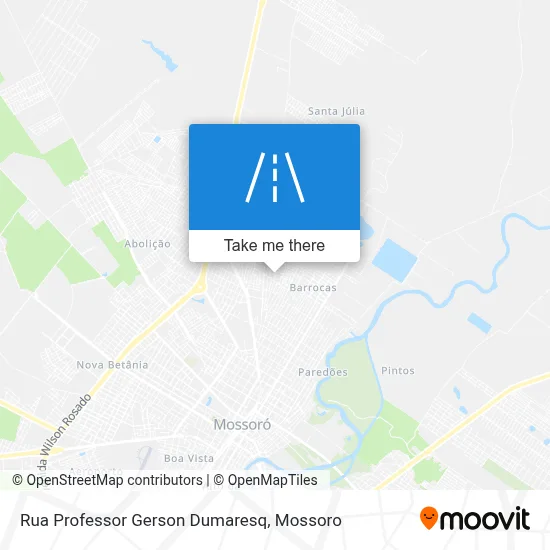 Rua Professor Gerson Dumaresq map