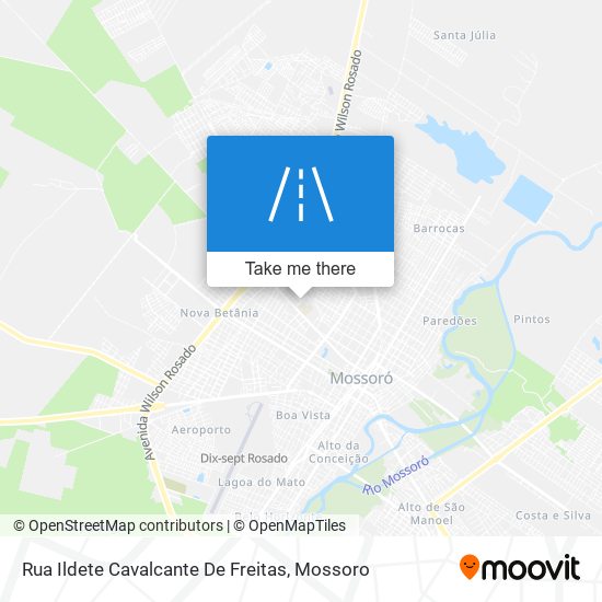 Rua Ildete Cavalcante De Freitas map