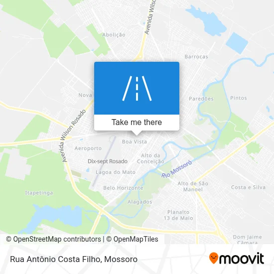 Rua Antônio Costa Filho map