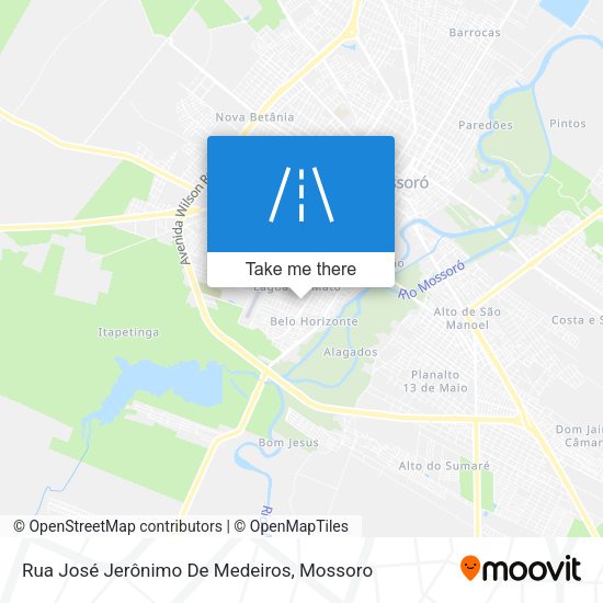 Rua José Jerônimo De Medeiros map