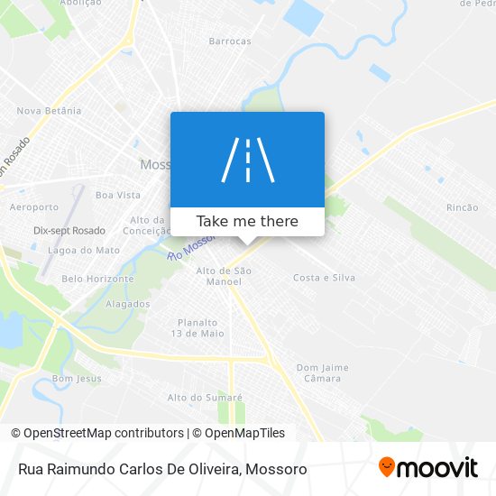 Mapa Rua Raimundo Carlos De Oliveira