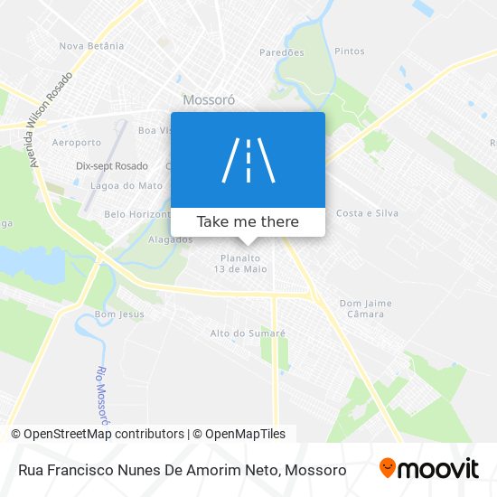 Mapa Rua Francisco Nunes De Amorim Neto