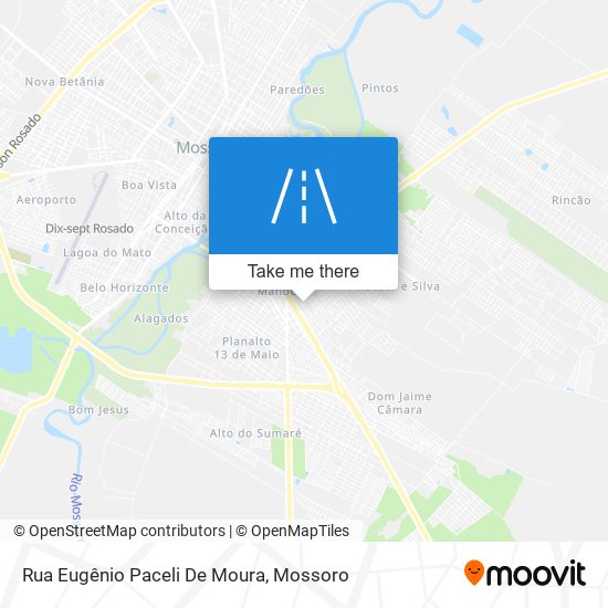 Rua Eugênio Paceli De Moura map