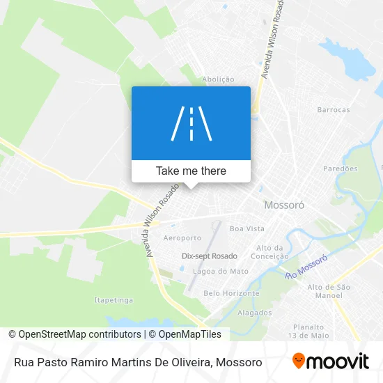 Rua Pasto Ramiro Martins De Oliveira map