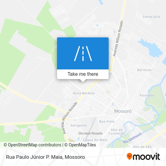 Rua Paulo Júnior P. Maia map