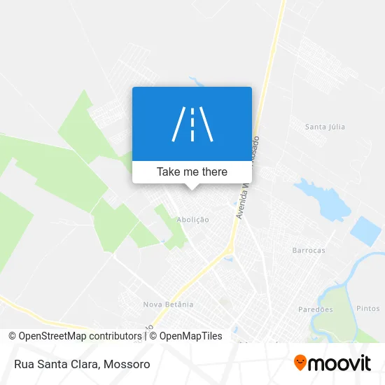 Rua Santa Clara map