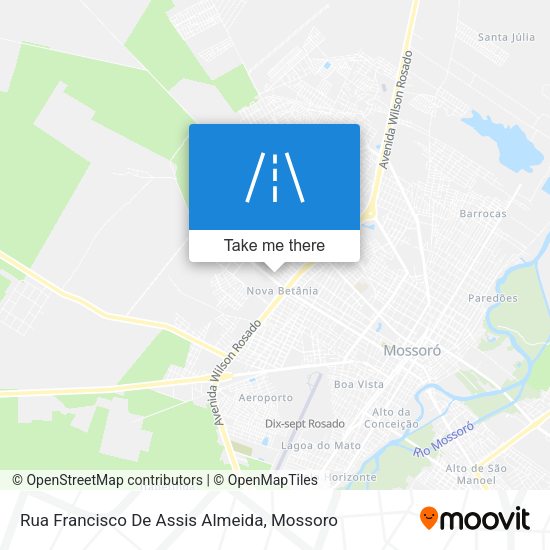 Rua Francisco De Assis Almeida map