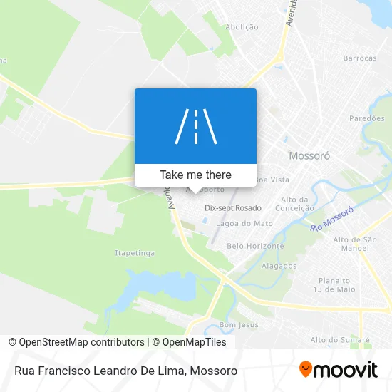 Rua Francisco Leandro De Lima map