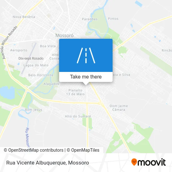 Rua Vicente Albuquerque map