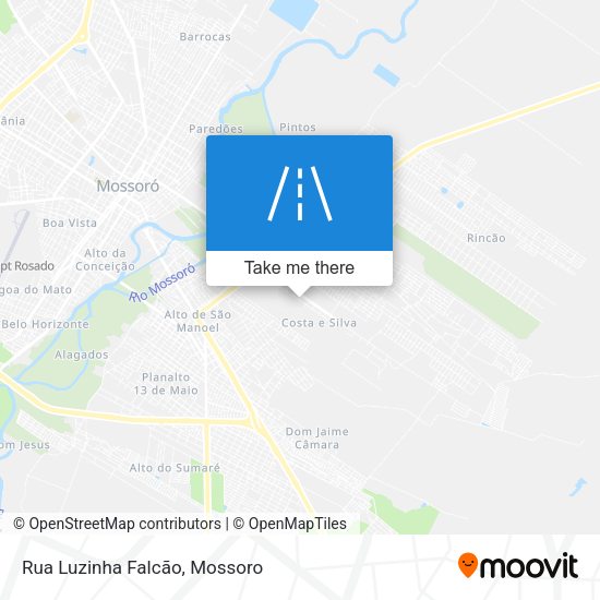 Rua Luzinha Falcão map