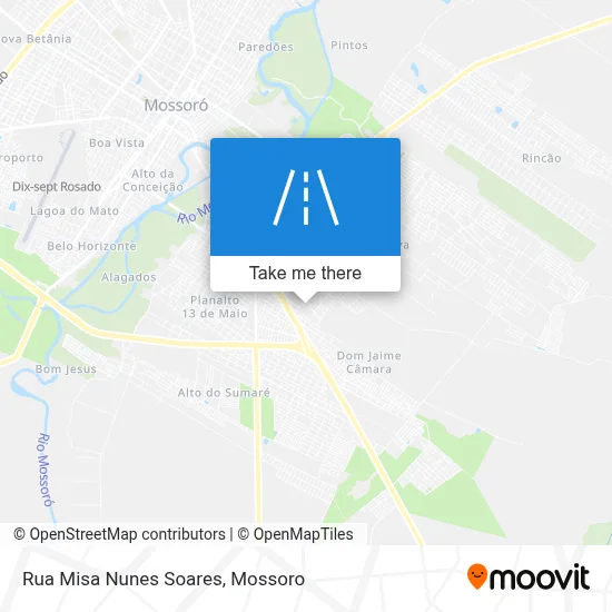 Rua Misa Nunes Soares map