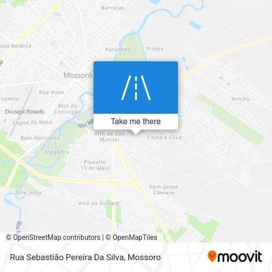 Rua Sebastião Pereira Da Silva map