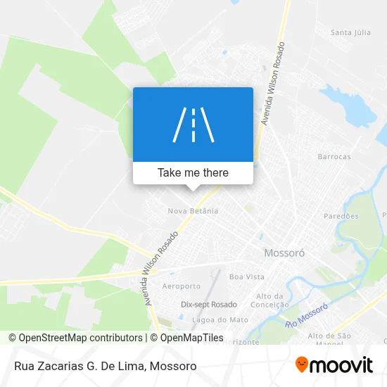 Rua Zacarias G. De Lima map