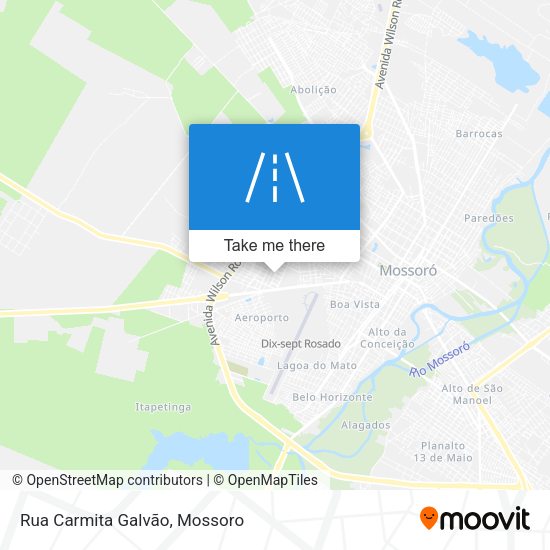 Rua Carmita Galvão map