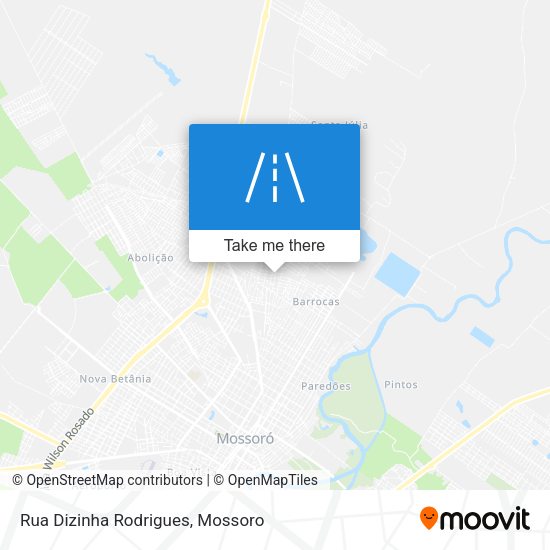 Rua Dizinha Rodrigues map