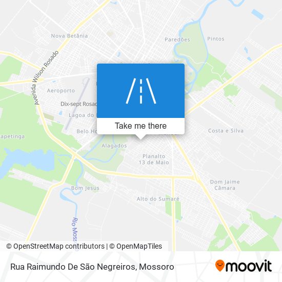 Mapa Rua Raimundo De São Negreiros