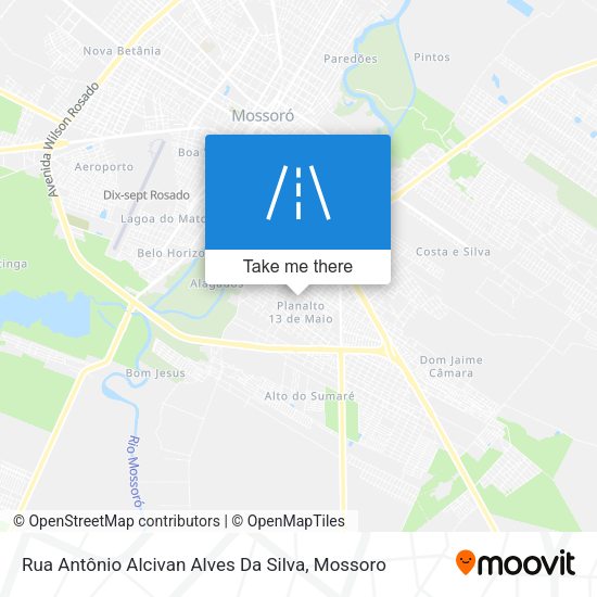 Rua Antônio Alcivan Alves Da Silva map