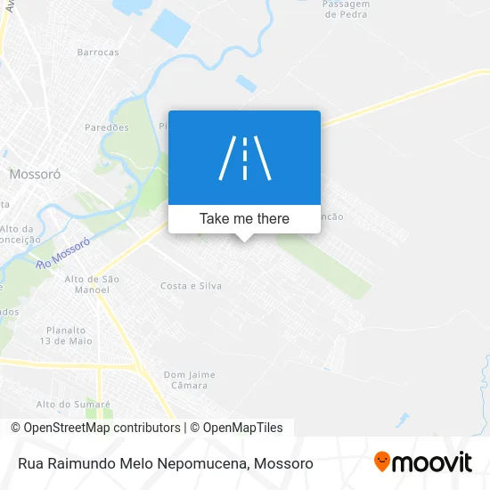 Rua Raimundo Melo Nepomucena map