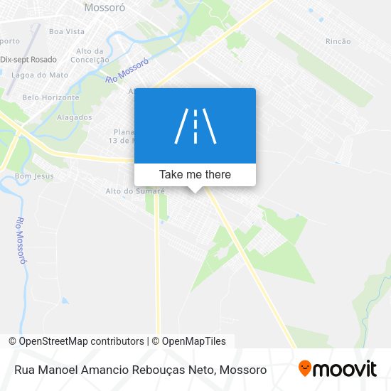Rua Manoel Amancio Rebouças Neto map