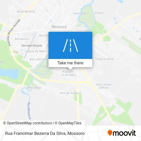 Rua Francimar Bezerra Da Silva map