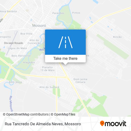 Rua Tancredo De Almeida Neves map