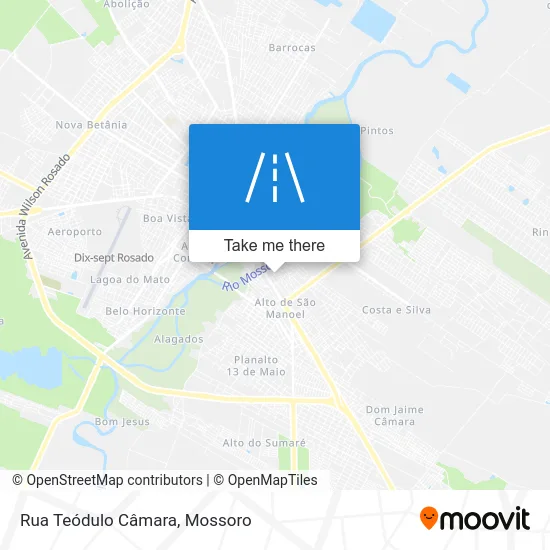 Rua Teódulo Câmara map