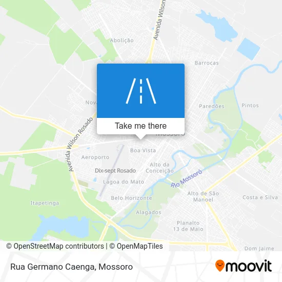 Rua Germano Caenga map