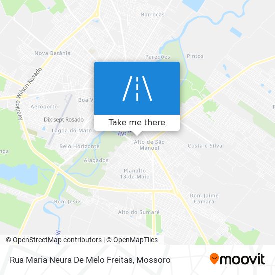 Rua Maria Neura De Melo Freitas map