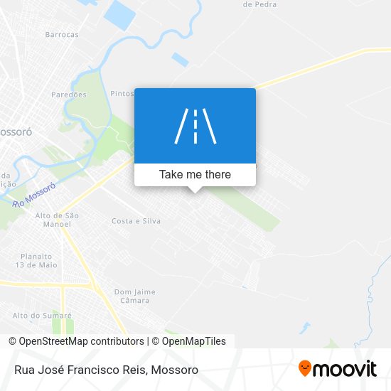 Rua José Francisco Reis map