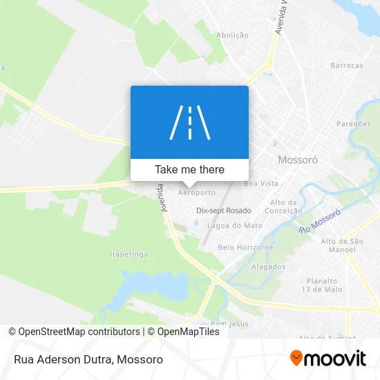 Rua Aderson Dutra map