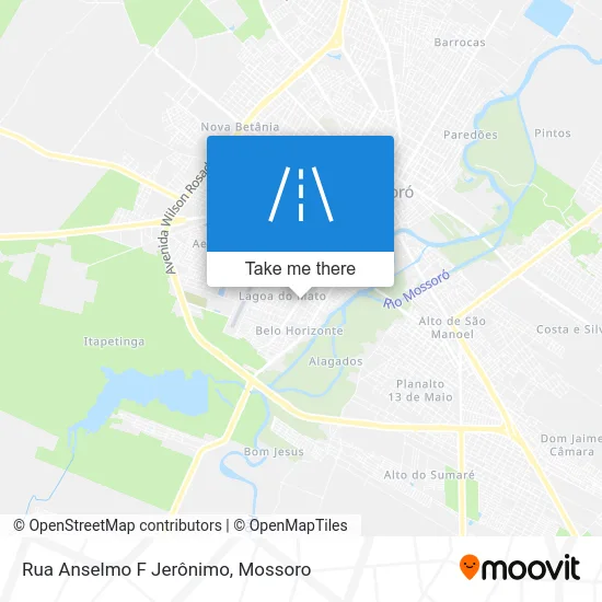 Rua Anselmo F Jerônimo map
