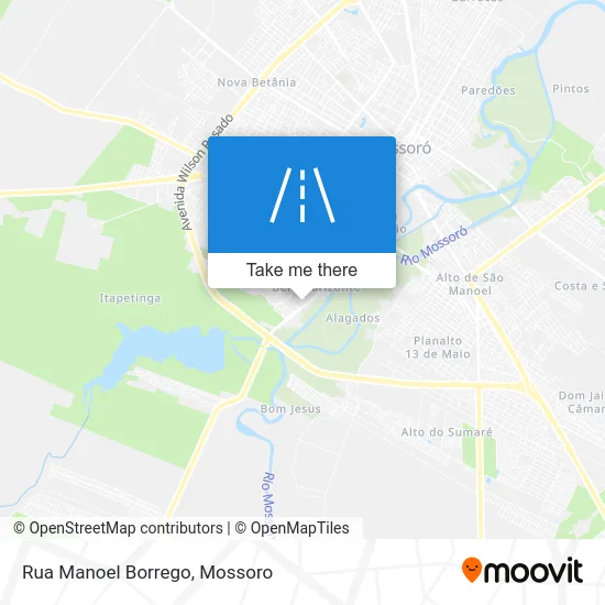 Rua Manoel Borrego map