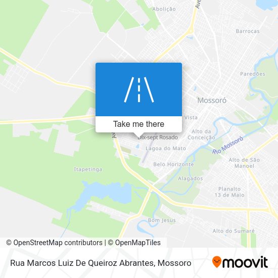Rua Marcos Luiz De Queiroz Abrantes map