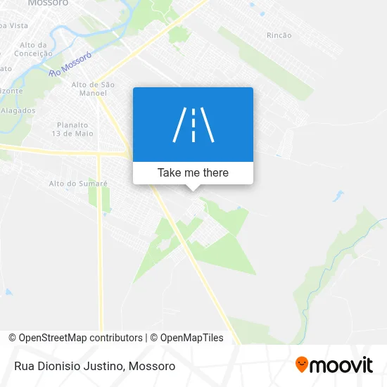 Rua Dionisio Justino map