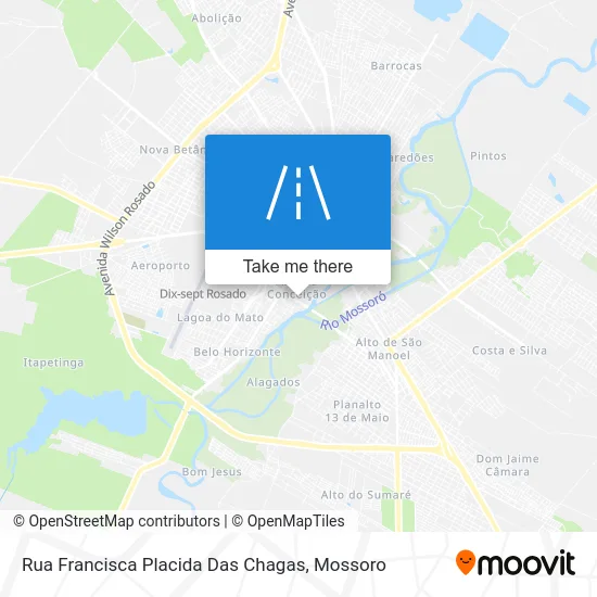 Rua Francisca Placida Das Chagas map