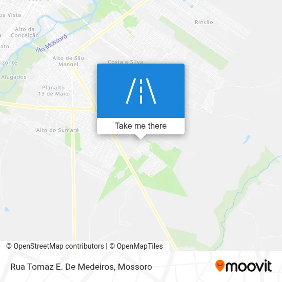 Rua Tomaz E. De Medeiros map