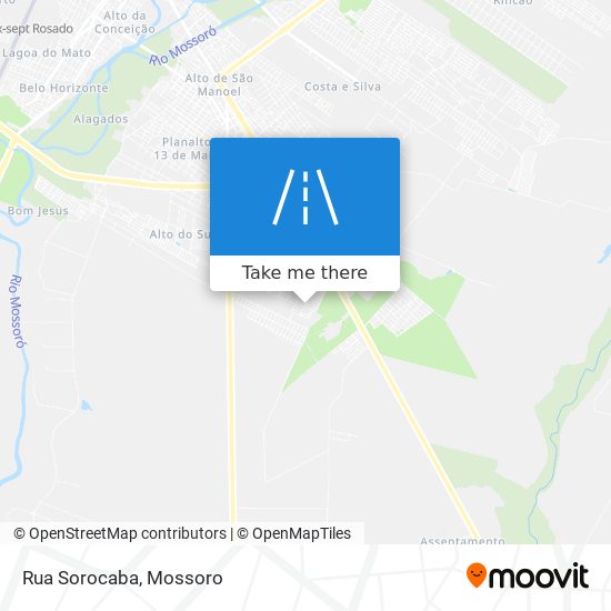 Mapa Rua Sorocaba